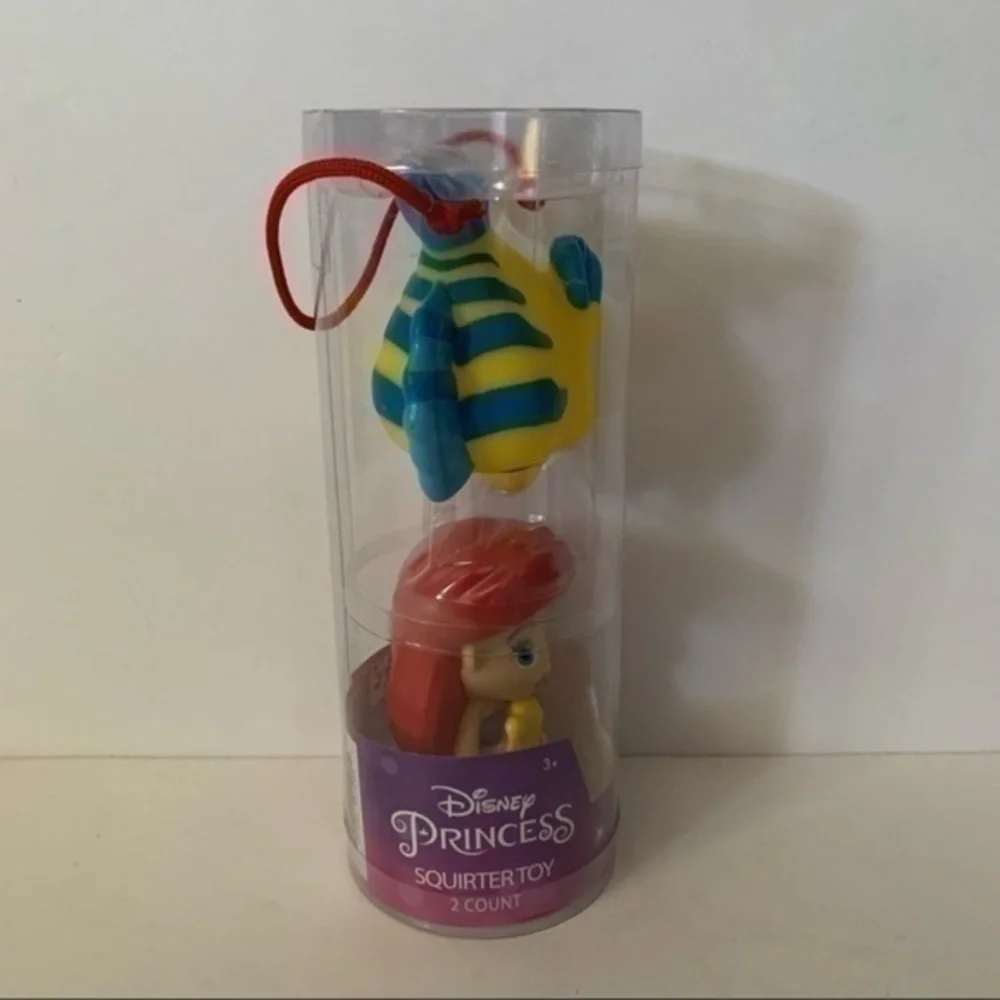 NIP. DISNEY Ariel and Flounder Bath Squirters